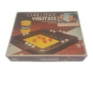 Challenge Yahtzee Game Lowe 1974 Complete E2420‎ Vintage